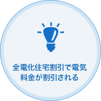 全電化住宅割引で電気料金が割引される